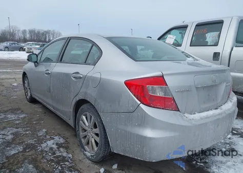 2012 Honda Civic Ex-L z USA, uszkodzony, nr VIN 19XFB2F98CE028937